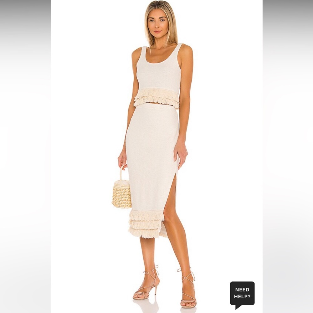 SAYLOR Staunton Skirt & Top Set in Crème - Small